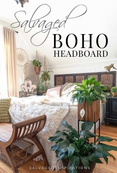 Salvaged Boho Headboard