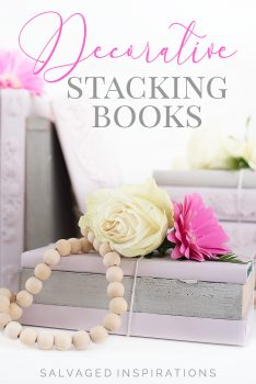 Decorative Stacking Books for Valentines Day