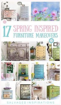 17 Spring Inspired Furniture Makeovers Pin