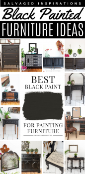 Black Painted furniture | Salvaged Inspirations