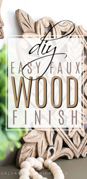 DIY Easy Faux Wood Finish3