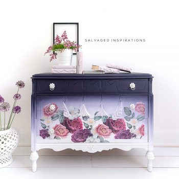 Floral Romance Dresser Redo IG Salvaged Inspirations