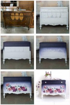 Steps for Painted Dresser Redo