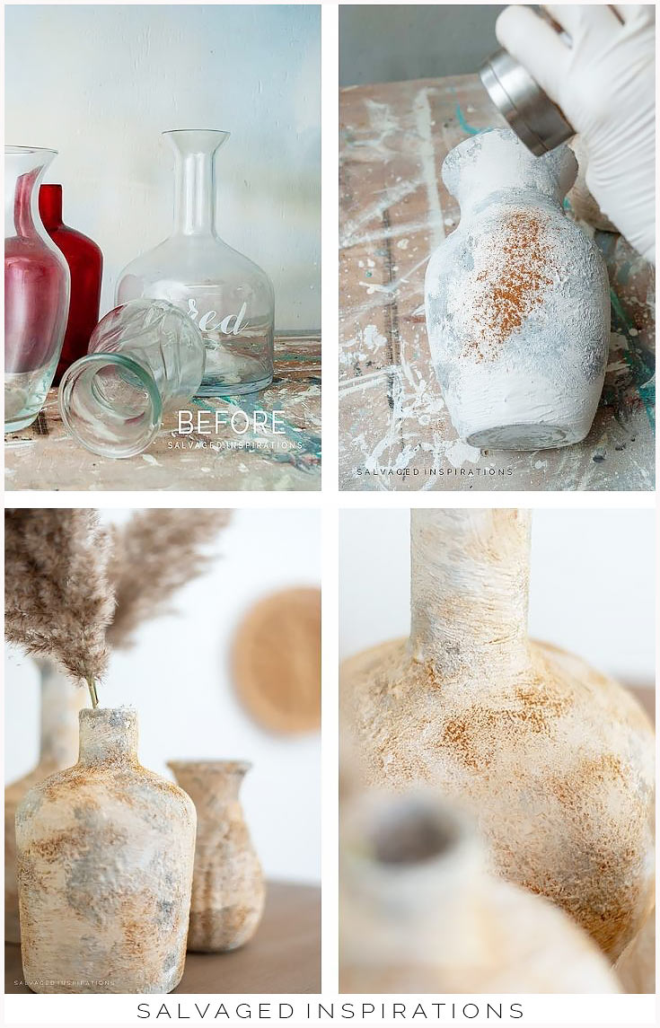 DIY Painted Glass Vases Pottery Barn_