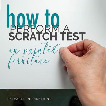 How To Perform A Scratch Test On Painted Furniture