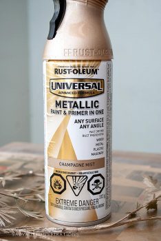 Rustoleum Metallic Champagne Mist