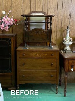 Vintage Dresser in Store Before