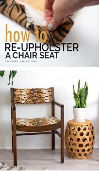 How To ReUpholster A Chair Seat PIN