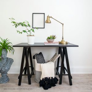 Industrial Hall Table Makeover IG