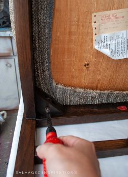 Removing Upholstered Seat From Chair