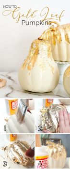 HOW To Gold Leaf Pumpkins PIN