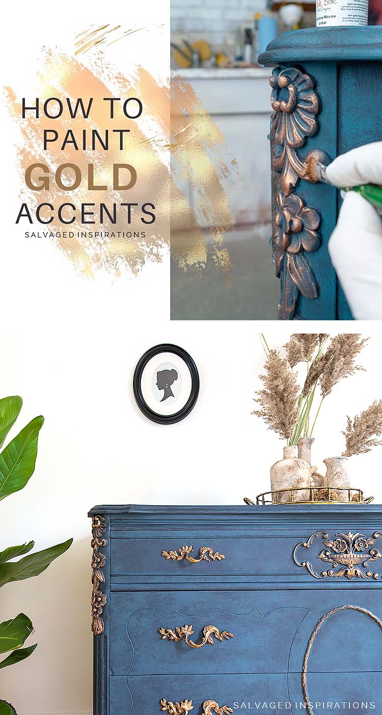 How To Paint Gold Accents PIN