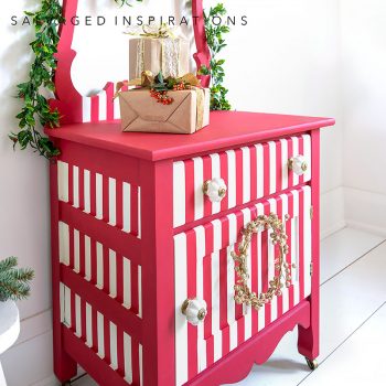 Side View Of Christmas Washstand IG