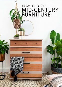How To Paint Mid Century Furniture PIN