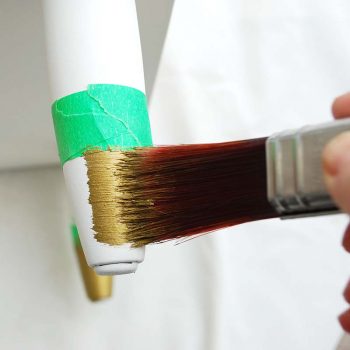 Painting Gold on Furniture Legs
