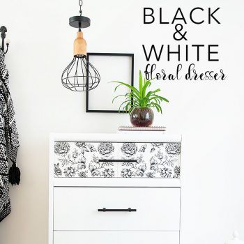 Black And White Floral Dresser IG txt