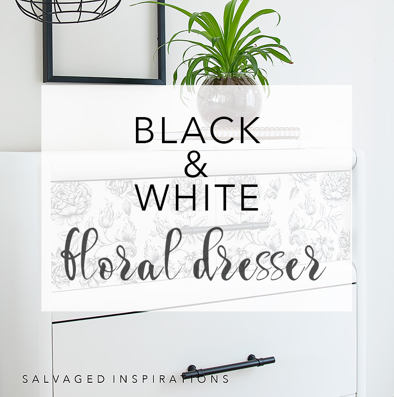 Black And White Floral Dresser Intro IG