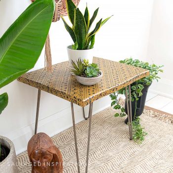 CurbShopped Table turned Mudcloth Table IG