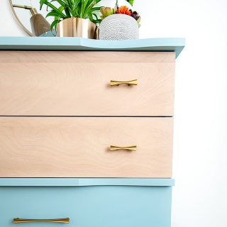 Close Up of Au Natural Stained Drawers IG