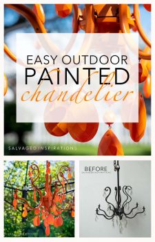 EASY Outdoor Painted Chandelier PIN