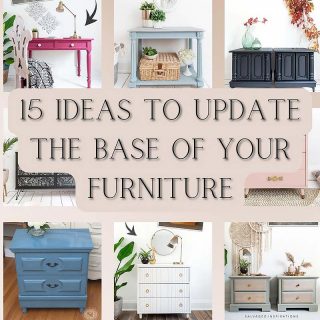 PINTEREST GRAPHICS 15 Ideas To Update the Base of Your Furniture Intro