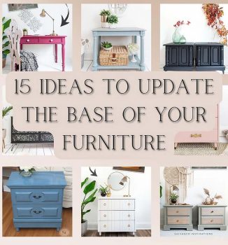 PINTEREST GRAPHICS 15 Ideas To Update the Base of Your Furniture Intro