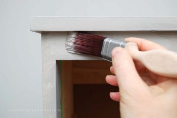 Painting Dresser in French Linen Chalk Mineral Paint