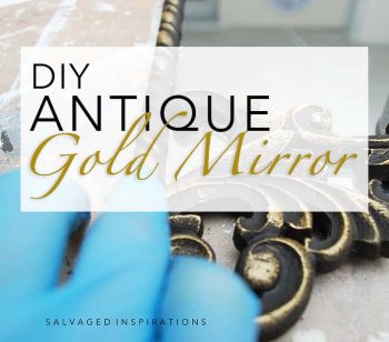 DIY Antique Gold Mirror TXT