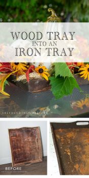 Faux Iron Tray Fall Scape PIN