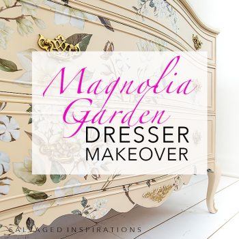 Magnolia Dresser Close Up Text