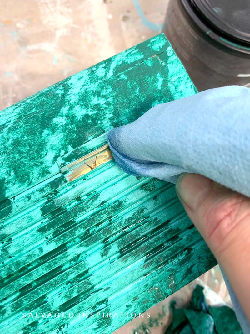 Removing Terra Paint with Water