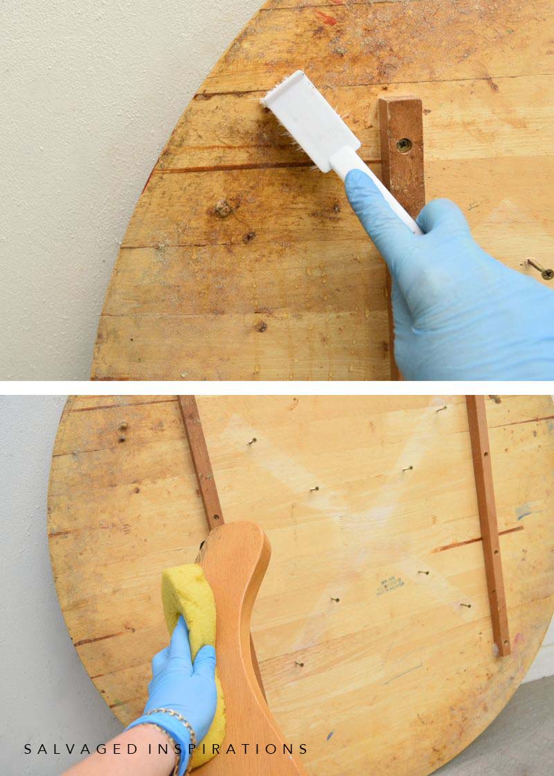 Cleaning Mold Off Wood Table