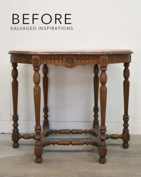 Ornate Thrift Table Before