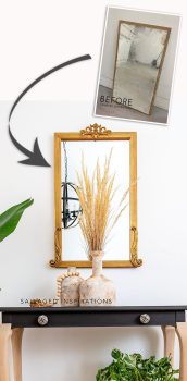 WoodUbend Mirror Makeover Before and After