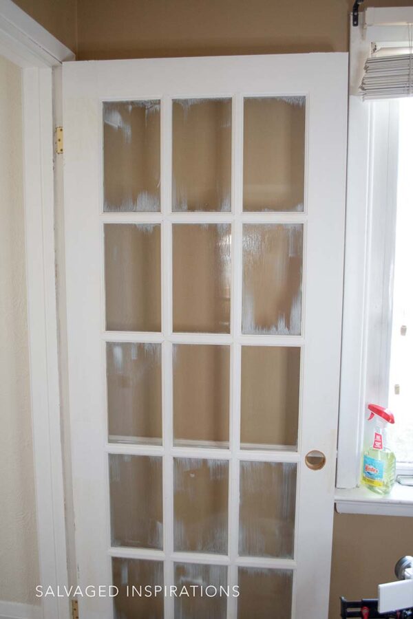 Painting French Doors Black Entryway Makeover Salvaged Inspirations