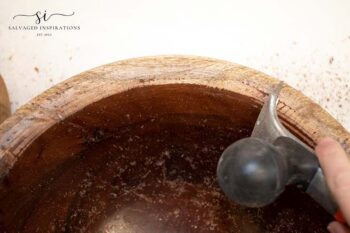 Scraping Wood Bowl With Carbide Scraper