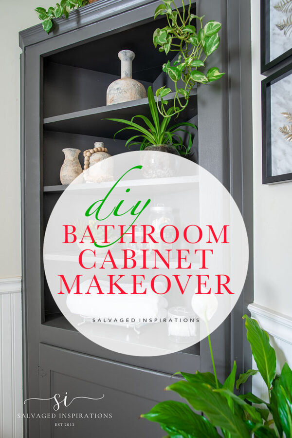Bathroom Cabinet Makeover - Salvaged Inspirations