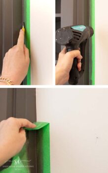Removing Painters Tape with Heat Gun