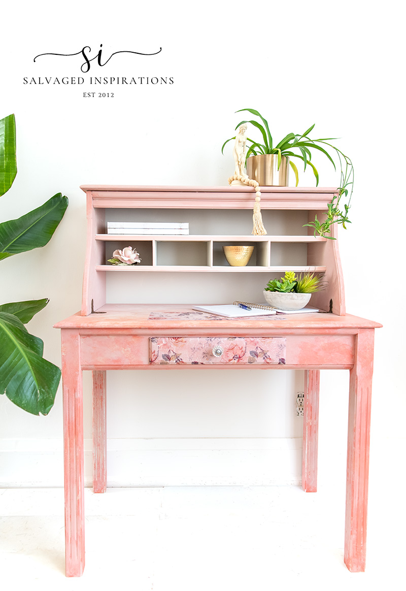 Breast Cancer Awareness Pink Painted Desk