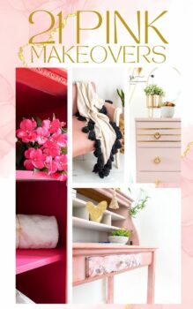 21 PINK PAINTED MAKEOVERS - SALVAGED INSPIRATIONS