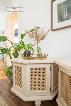 Cane Octagon End Tables