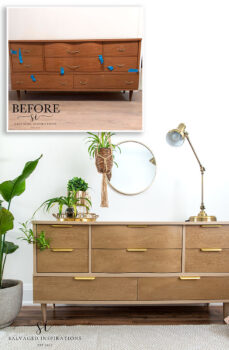 MCM Curb Dresser Before and After