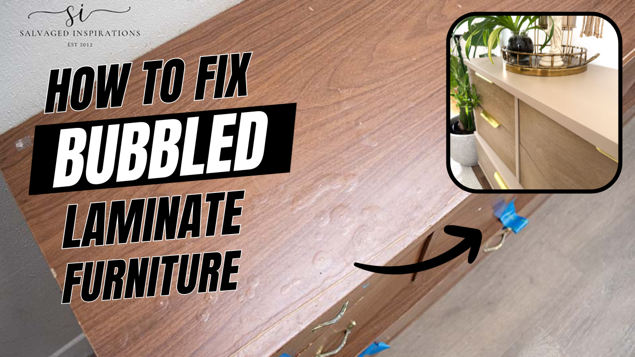 Youtube Thumbnail - How to Fix Bubbled Laminate Furniture