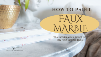 How to Paint Faux Marble