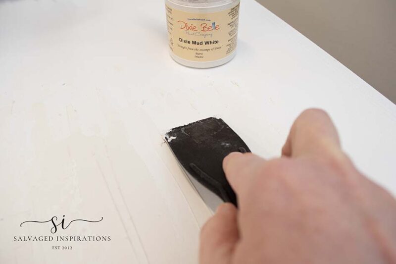 Filling Imperfections with Wood Filler