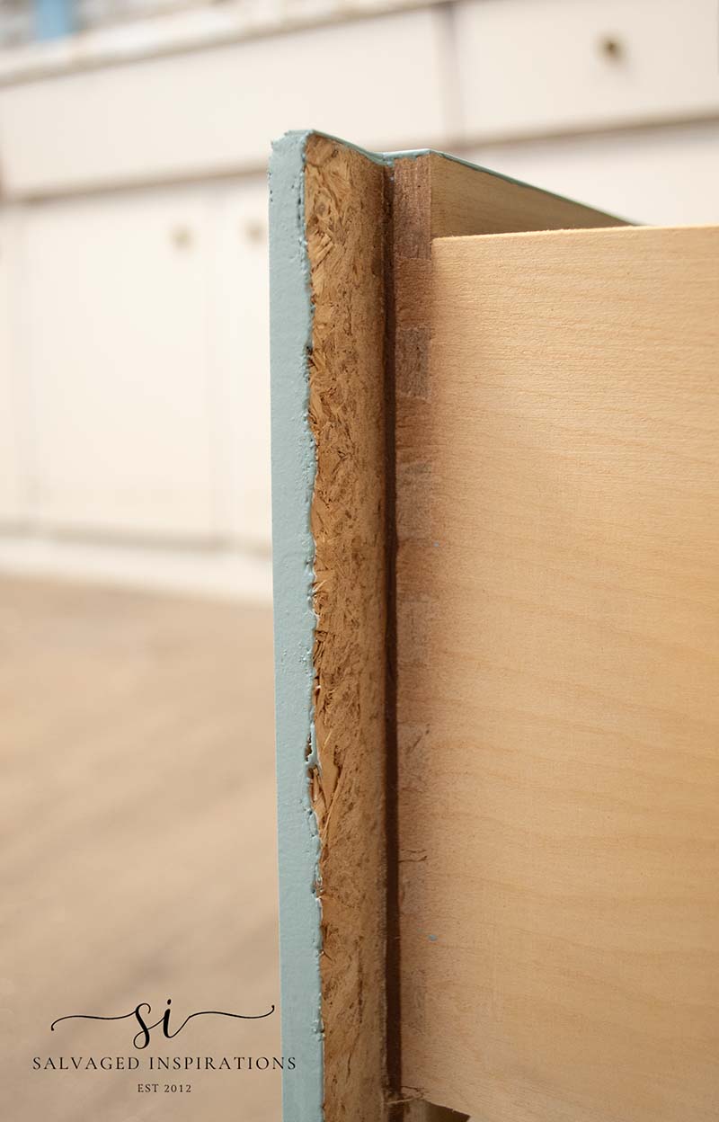 Particle Board Backing on Drawers
