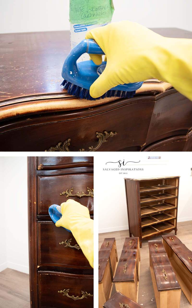 Cleaning Curb Shopped French Provincial Dresser