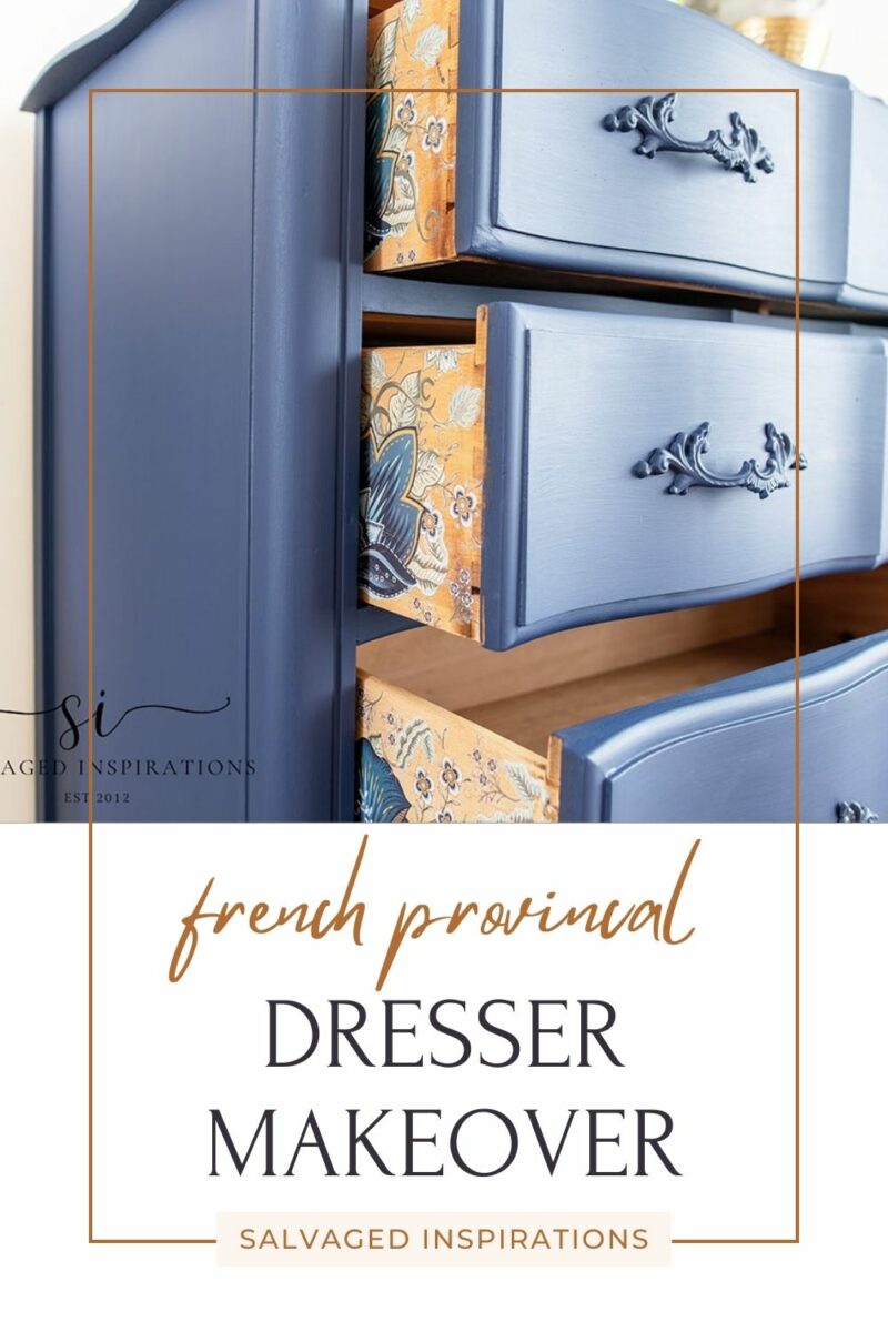 FRENCH PROVINCIAL DRESSER MAKEOVER PIN