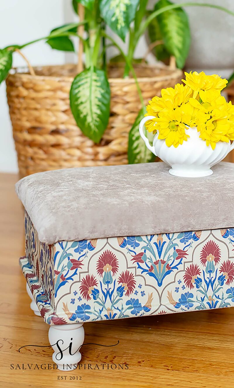 Bunny's Footstool Makeover