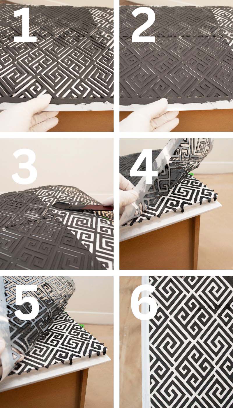 How To Match Up A Raised Stencil Design